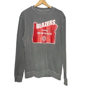 New Era Portland Trailblazers Blazers Rip City Crewneck Sweatshirt Size Medium M